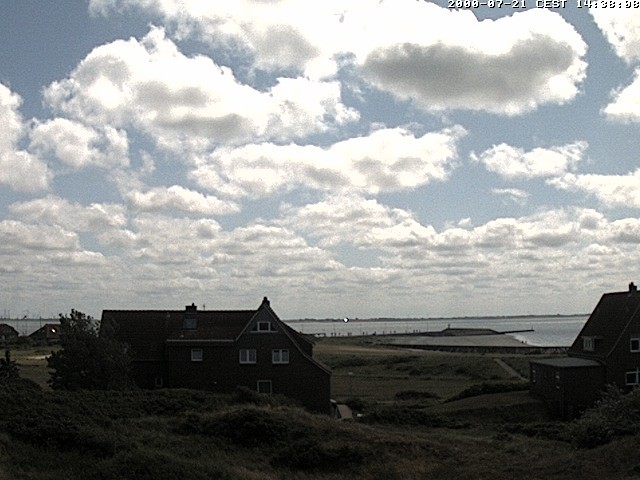 Archiv Foto Webcam Baltrumhus mit Blick auf die Nordsee