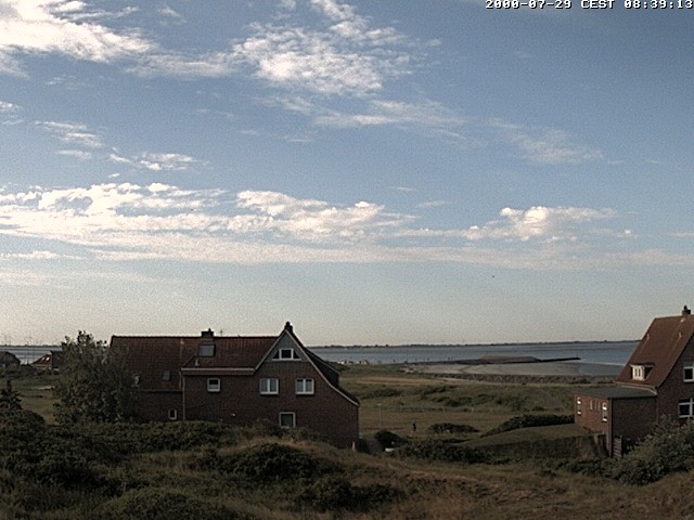 Archiv Foto Webcam Baltrumhus mit Blick auf die Nordsee