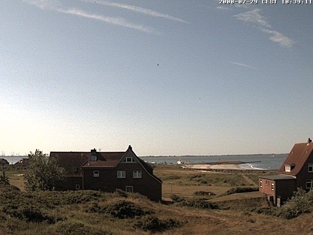 Archiv Foto Webcam Baltrumhus mit Blick auf die Nordsee