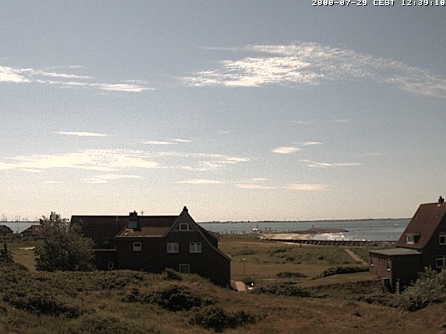 Archiv Foto Webcam Baltrumhus mit Blick auf die Nordsee