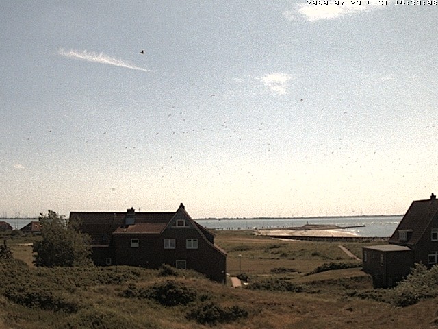 Archiv Foto Webcam Baltrumhus mit Blick auf die Nordsee