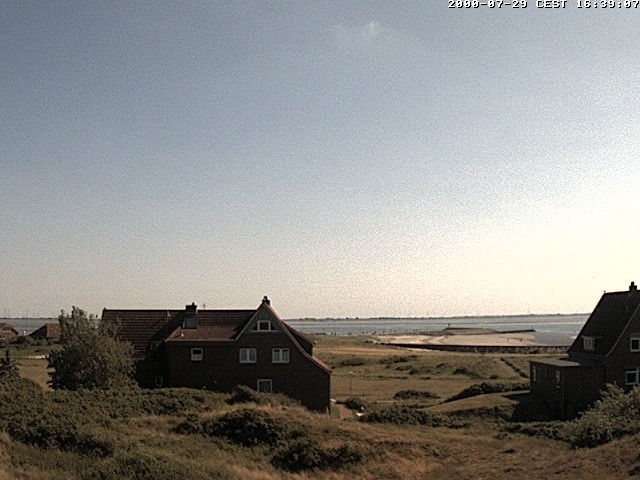 Archiv Foto Webcam Baltrumhus mit Blick auf die Nordsee