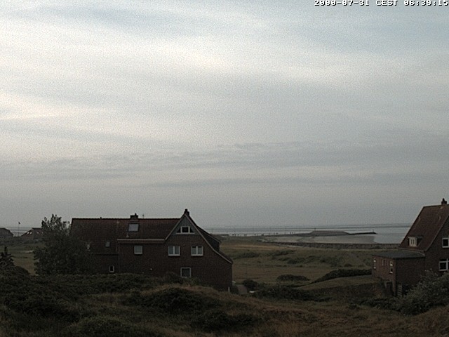 Archiv Foto Webcam Baltrumhus mit Blick auf die Nordsee