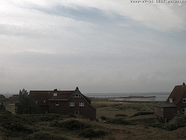 Archiv Foto Webcam Baltrumhus mit Blick auf die Nordsee