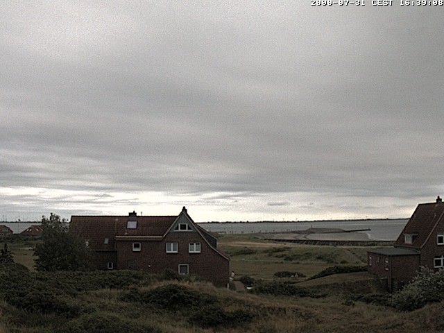 Archiv Foto Webcam Baltrumhus mit Blick auf die Nordsee