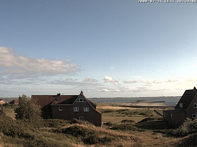 Archiv Foto Webcam Baltrumhus mit Blick auf die Nordsee