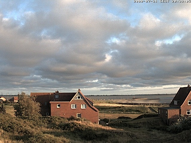 Archiv Foto Webcam Baltrumhus mit Blick auf die Nordsee
