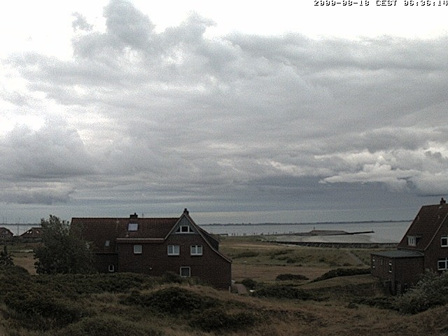 Archiv Foto Webcam Baltrumhus mit Blick auf die Nordsee