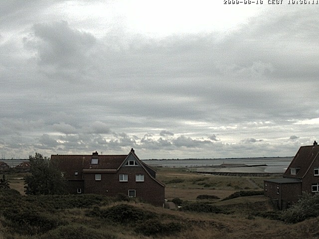 Archiv Foto Webcam Baltrumhus mit Blick auf die Nordsee