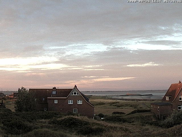 Archiv Foto Webcam Baltrumhus mit Blick auf die Nordsee