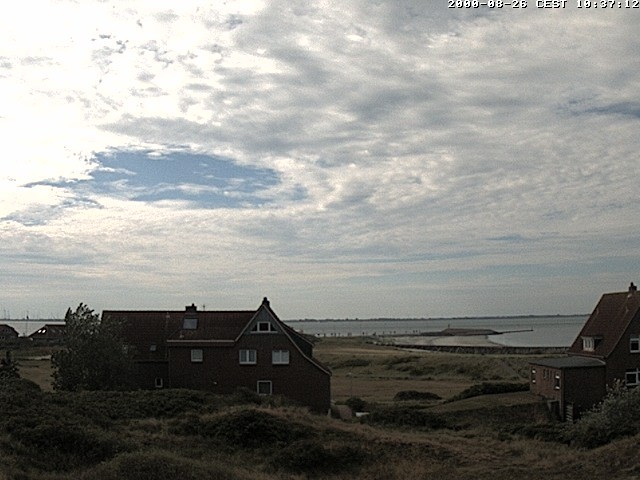 Archiv Foto Webcam Baltrumhus mit Blick auf die Nordsee