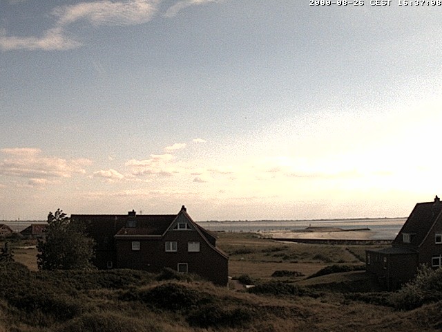 Archiv Foto Webcam Baltrumhus mit Blick auf die Nordsee