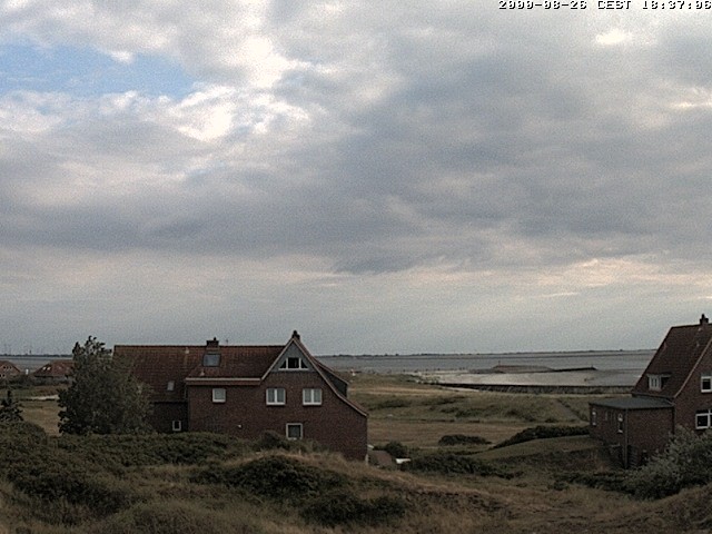 Archiv Foto Webcam Baltrumhus mit Blick auf die Nordsee