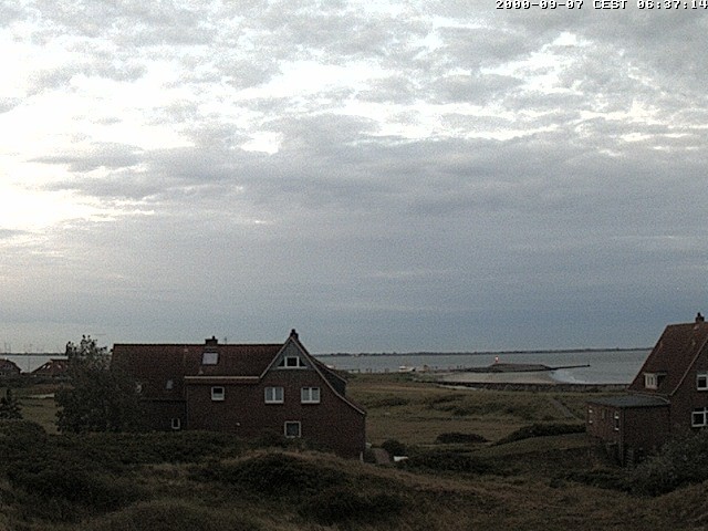 Archiv Foto Webcam Baltrumhus mit Blick auf die Nordsee