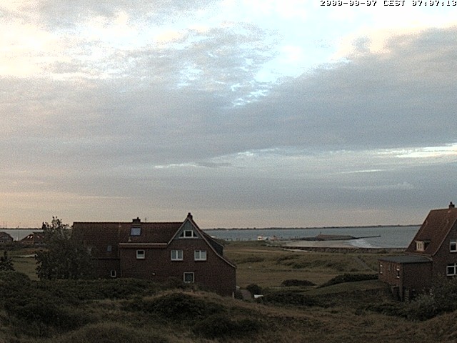 Archiv Foto Webcam Baltrumhus mit Blick auf die Nordsee