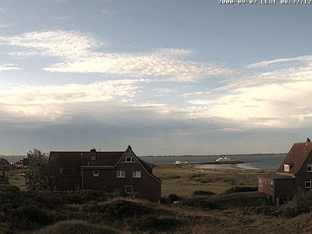 Archiv Foto Webcam Baltrumhus mit Blick auf die Nordsee