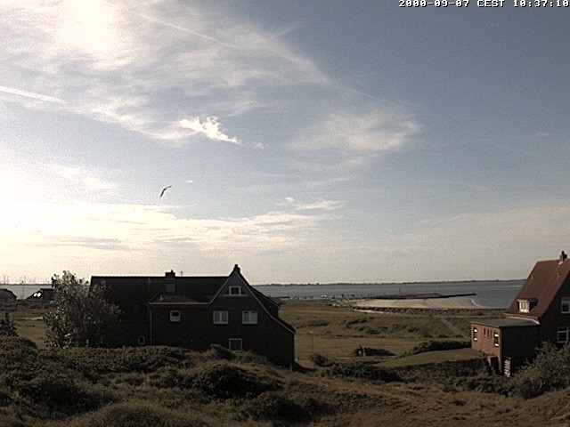 Archiv Foto Webcam Baltrumhus mit Blick auf die Nordsee