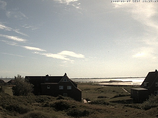Archiv Foto Webcam Baltrumhus mit Blick auf die Nordsee