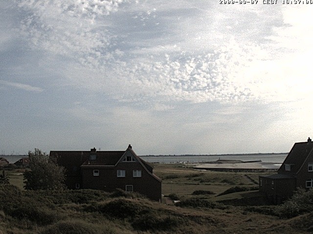 Archiv Foto Webcam Baltrumhus mit Blick auf die Nordsee