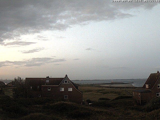 Archiv Foto Webcam Baltrumhus mit Blick auf die Nordsee