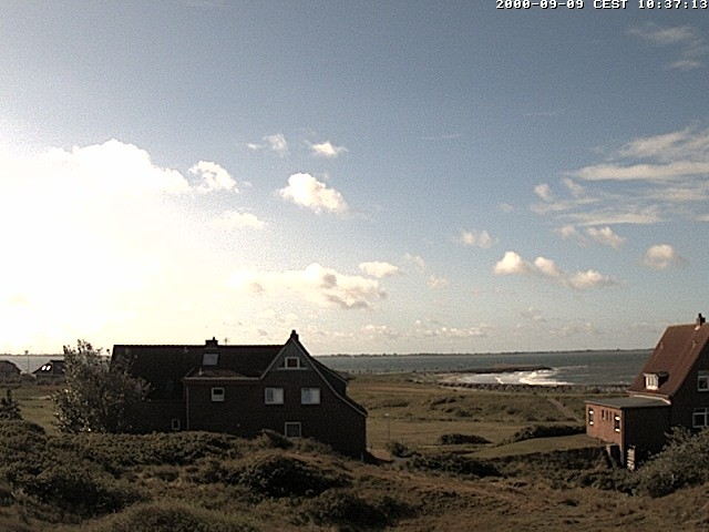 Archiv Foto Webcam Baltrumhus mit Blick auf die Nordsee
