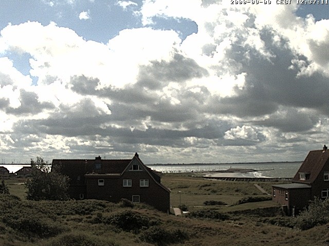 Archiv Foto Webcam Baltrumhus mit Blick auf die Nordsee