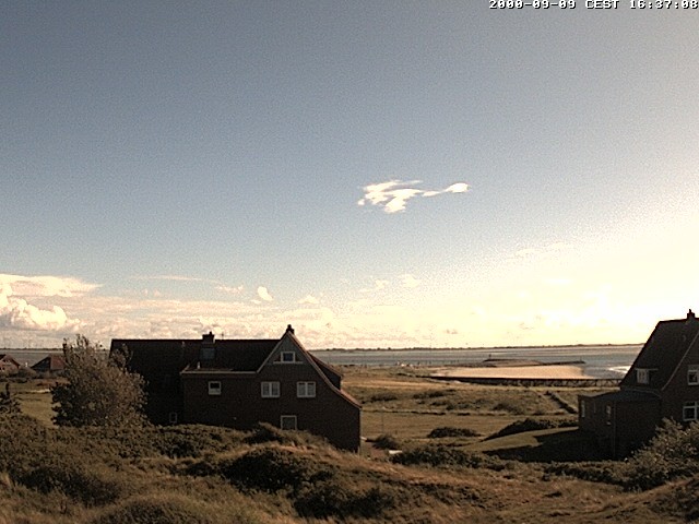 Archiv Foto Webcam Baltrumhus mit Blick auf die Nordsee