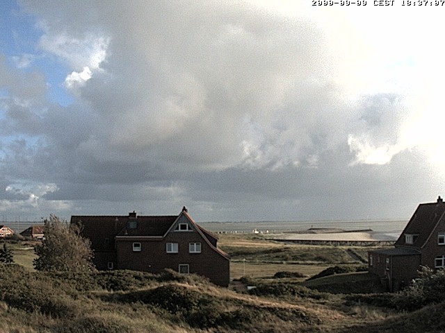 Archiv Foto Webcam Baltrumhus mit Blick auf die Nordsee