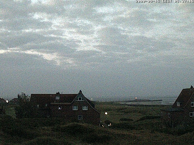 Archiv Foto Webcam Baltrumhus mit Blick auf die Nordsee