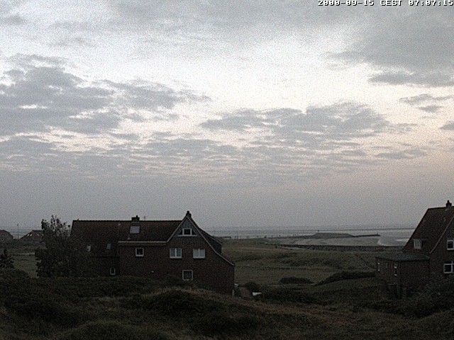 Archiv Foto Webcam Baltrumhus mit Blick auf die Nordsee