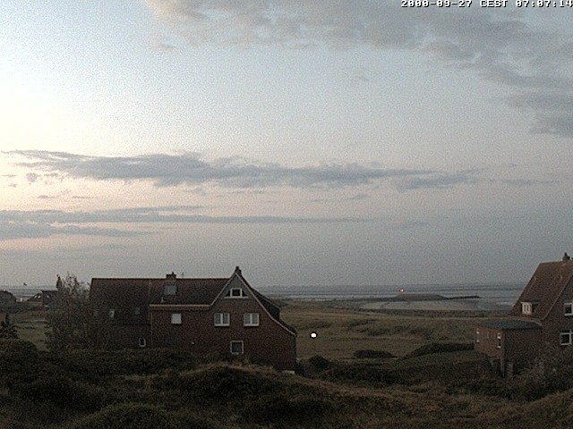 Archiv Foto Webcam Baltrumhus mit Blick auf die Nordsee