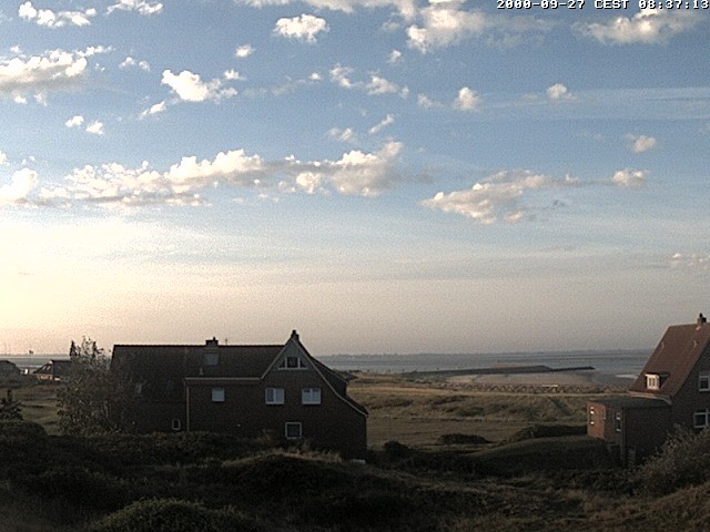 Archiv Foto Webcam Baltrumhus mit Blick auf die Nordsee