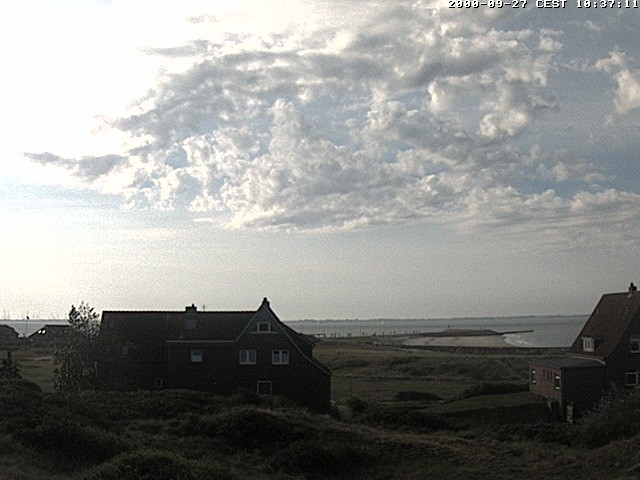 Archiv Foto Webcam Baltrumhus mit Blick auf die Nordsee