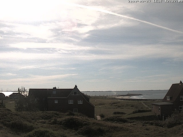 Archiv Foto Webcam Baltrumhus mit Blick auf die Nordsee