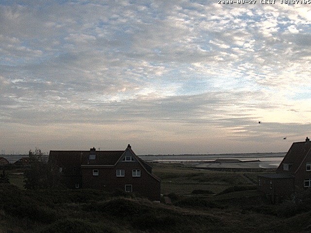 Archiv Foto Webcam Baltrumhus mit Blick auf die Nordsee