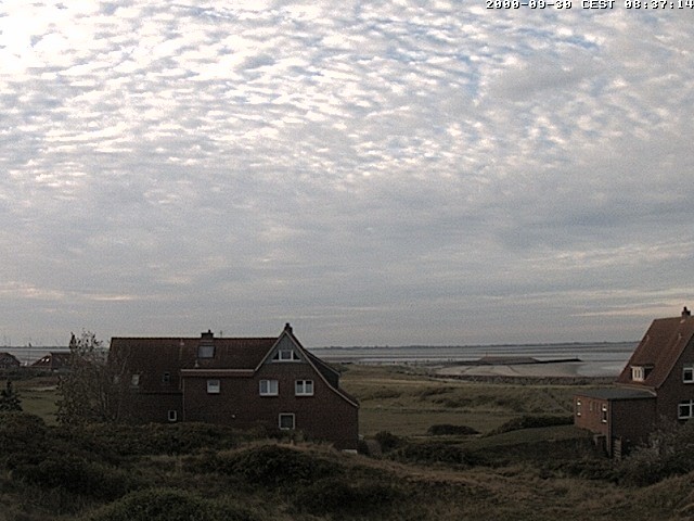 Archiv Foto Webcam Baltrumhus mit Blick auf die Nordsee