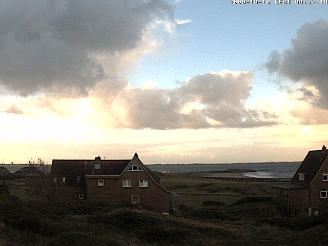 Archiv Foto Webcam Baltrumhus mit Blick auf die Nordsee