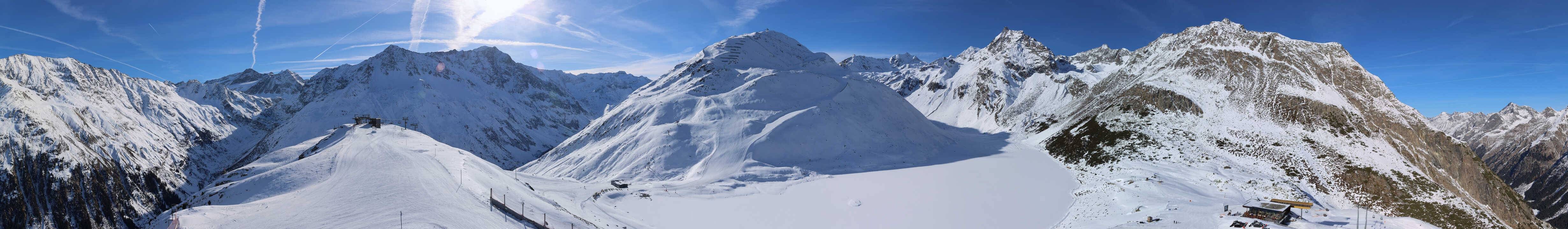 Archiv Foto Webcam Panoramablick auf den Rifflsee