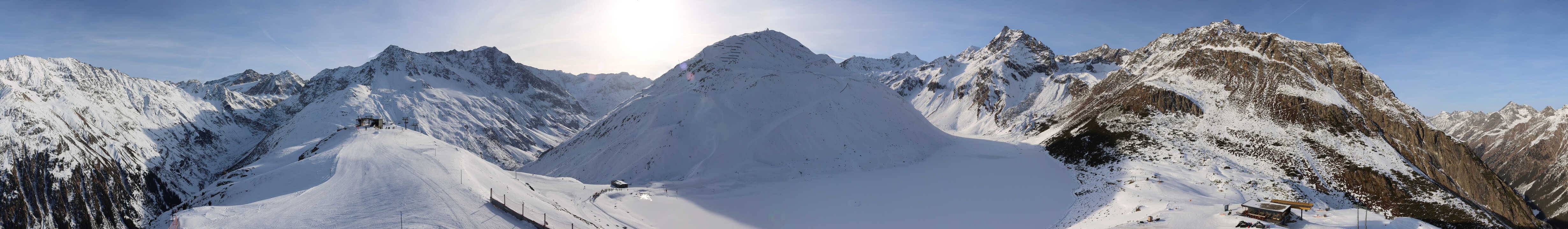 Archiv Foto Webcam Panoramablick auf den Rifflsee