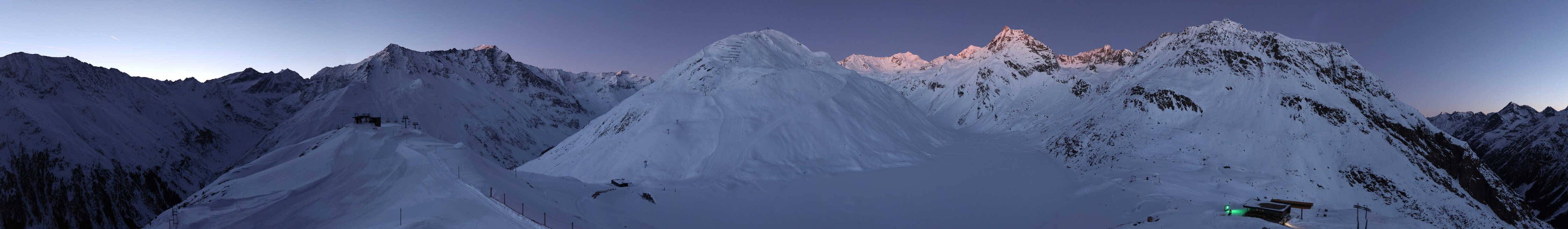 Archived image Webcam Pitztal - Rifflsee