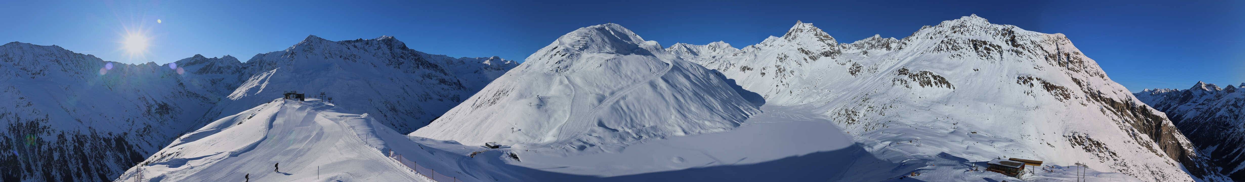 Archived image Webcam Pitztal - Rifflsee