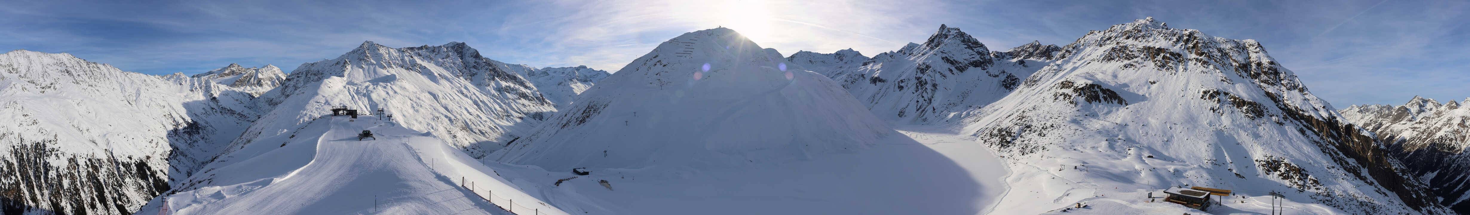 Archived image Webcam Pitztal - Rifflsee