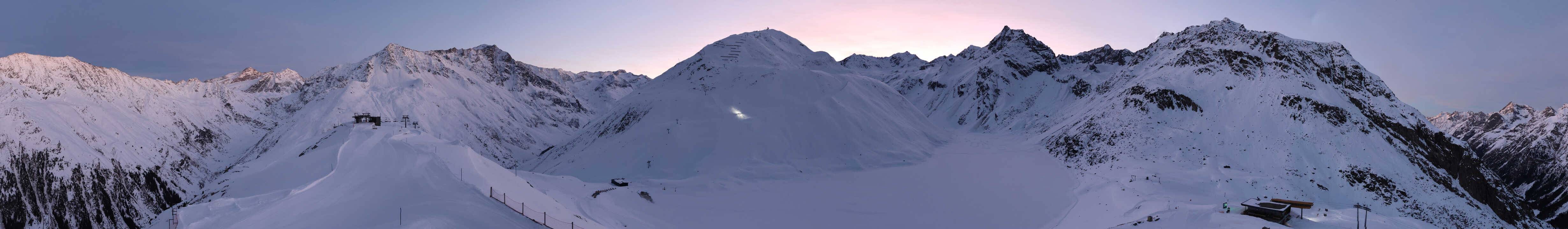 Archived image Webcam Pitztal - Rifflsee