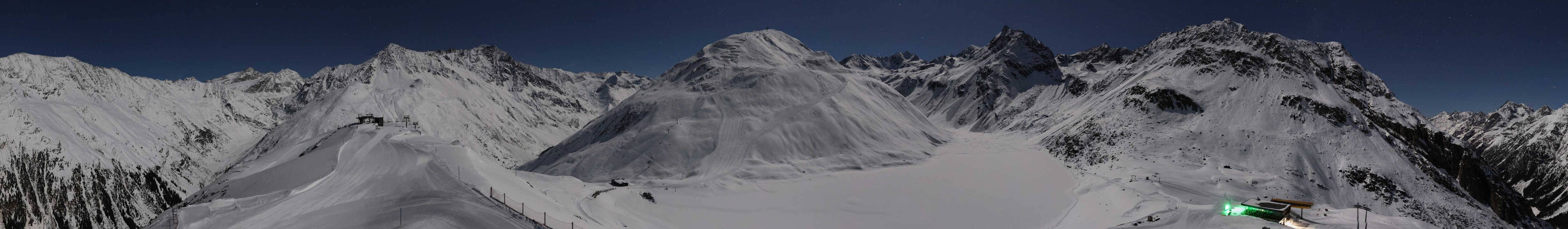 Archived image Webcam Pitztal - Rifflsee