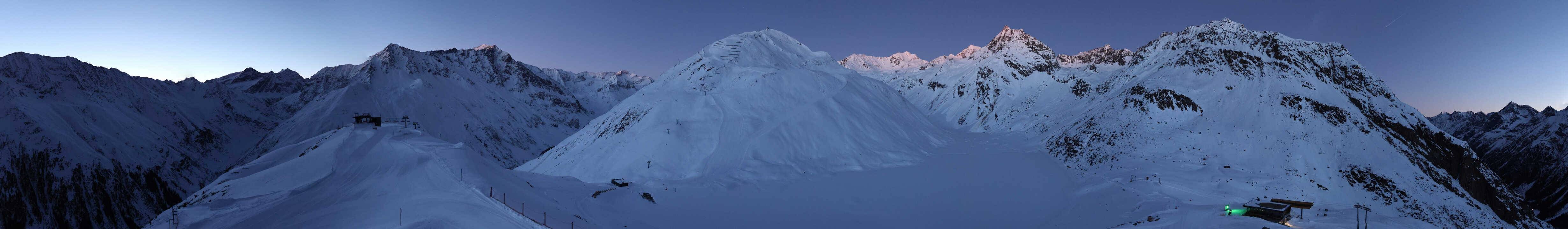 Archived image Webcam Pitztal - Rifflsee