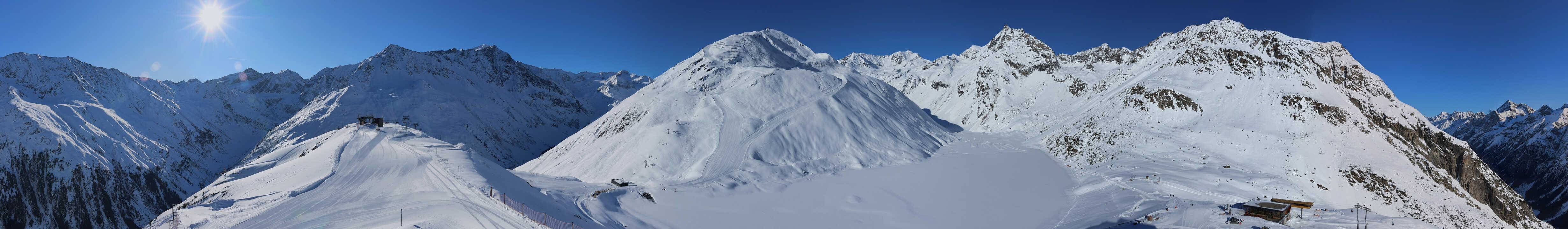 Archived image Webcam Pitztal - Rifflsee