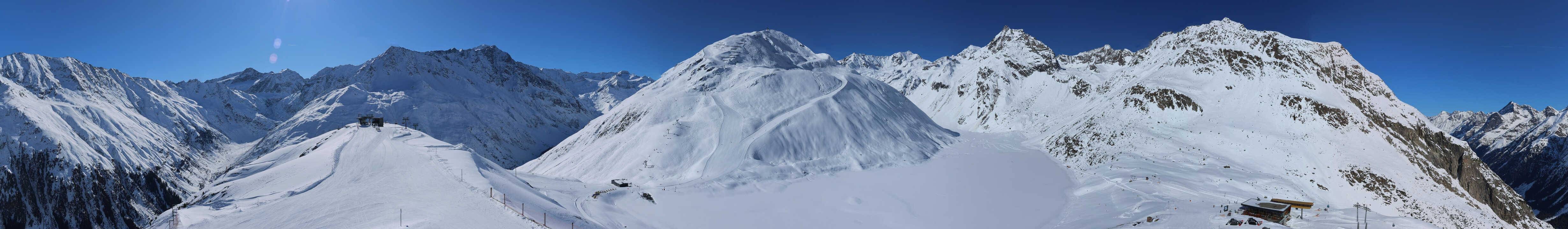 Archived image Webcam Pitztal - Rifflsee