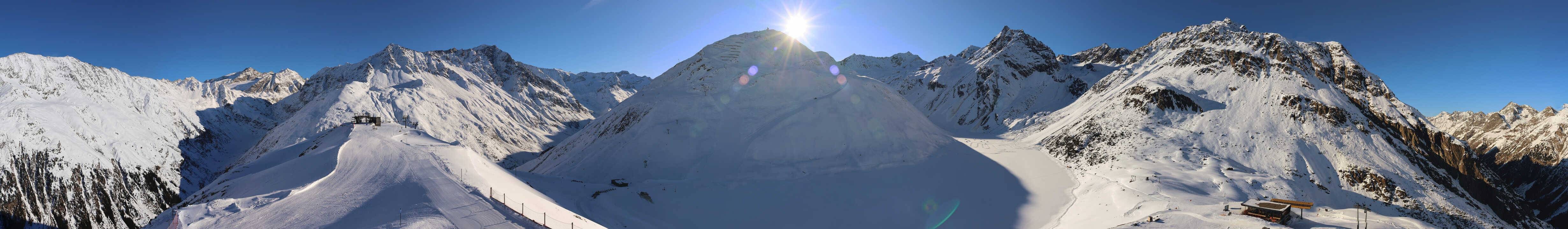 Archiv Foto Webcam Panoramablick auf den Rifflsee