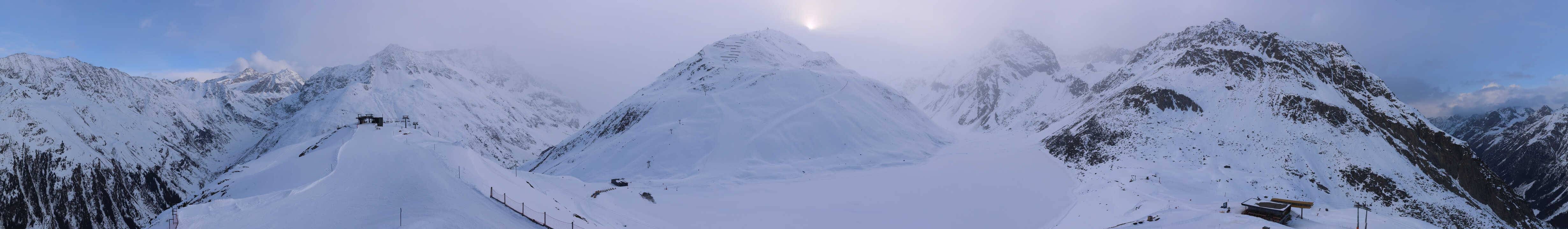 Archiv Foto Webcam Panoramablick auf den Rifflsee