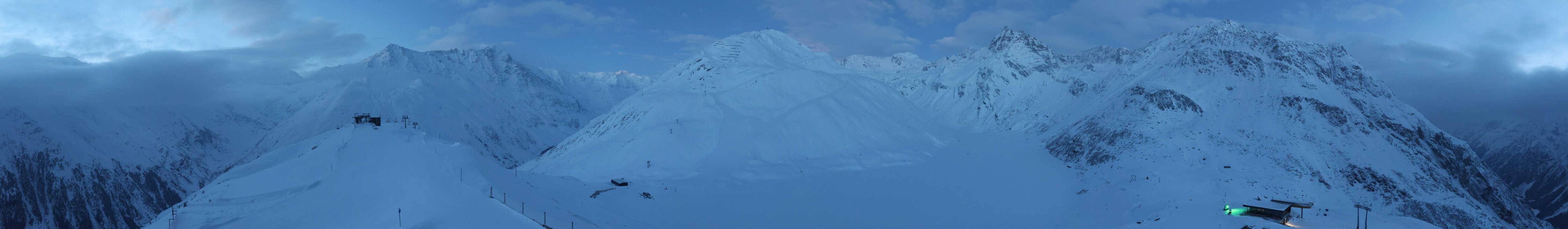 Archived image Webcam Pitztal - Rifflsee